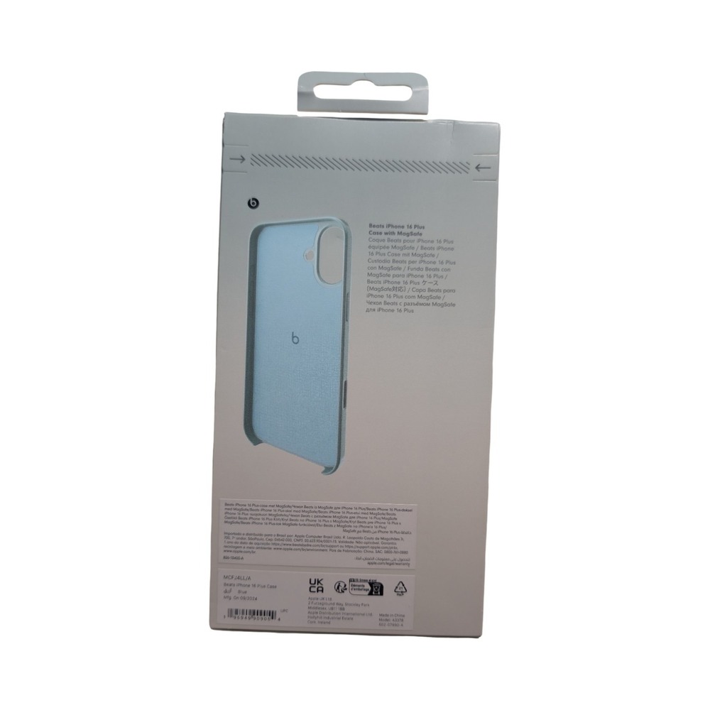 F7-O Beats By Dre Case for Apple iPhone 16 Plus MagSafe - Riptide Blue - Picture 2 of 6